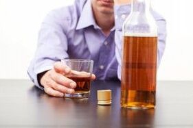 O consumo de alcohol como causa da debilidade da potencia